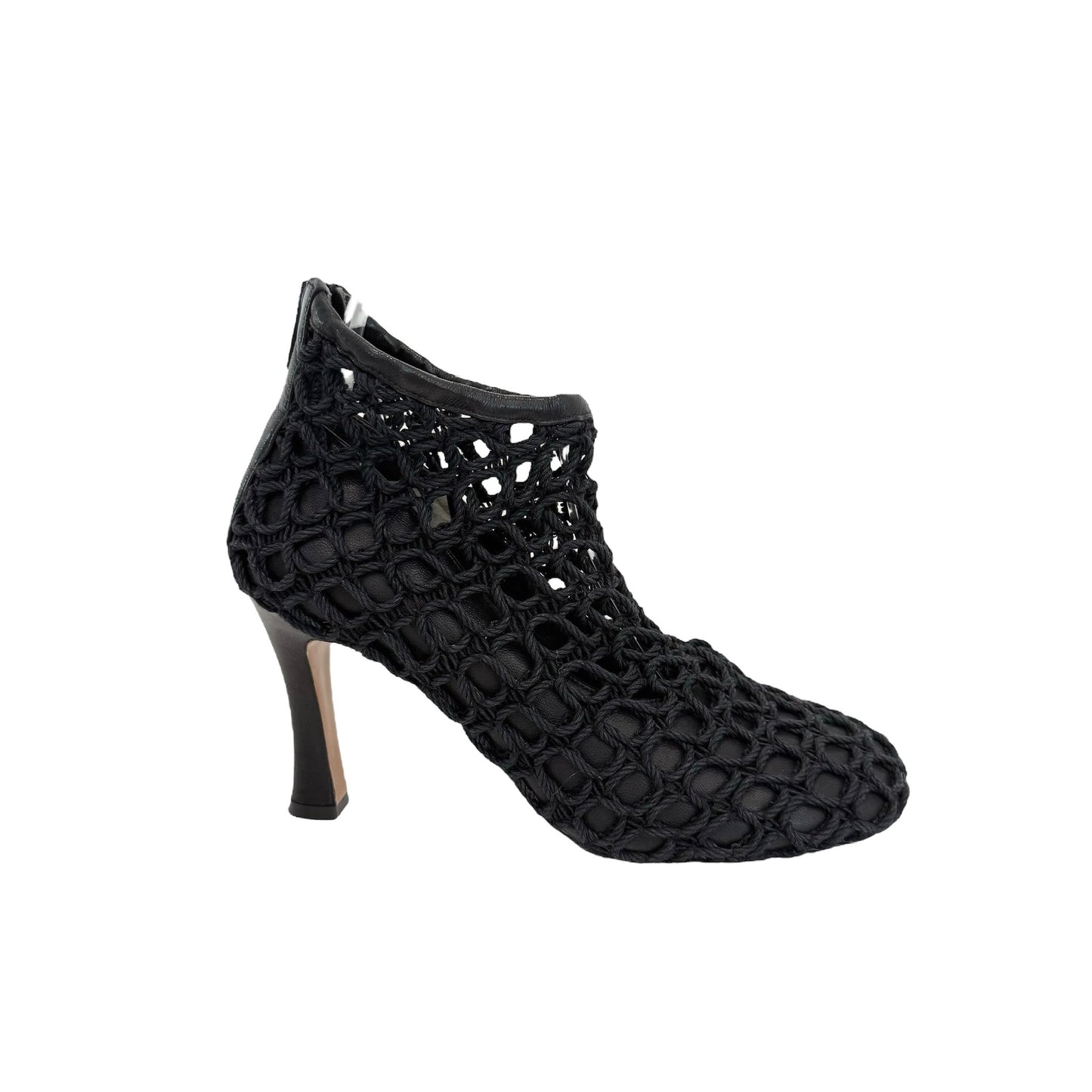 Black Crochet Boots - 7.5