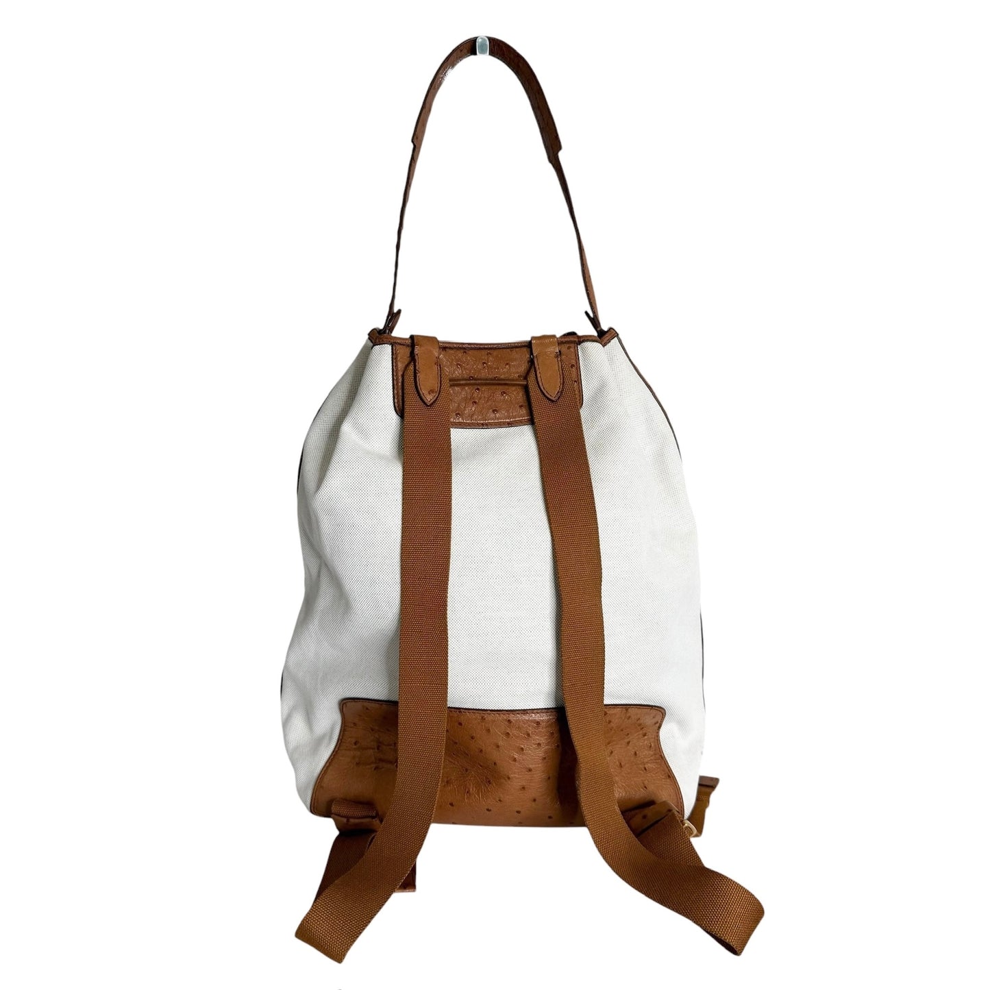 Ostrich Leather Backpack