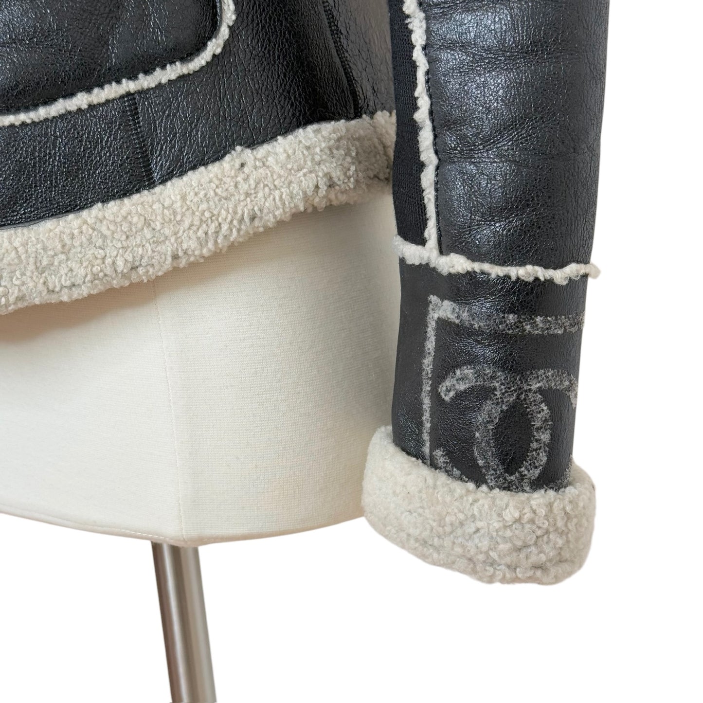 Lambskin and Shearling Jacket - S