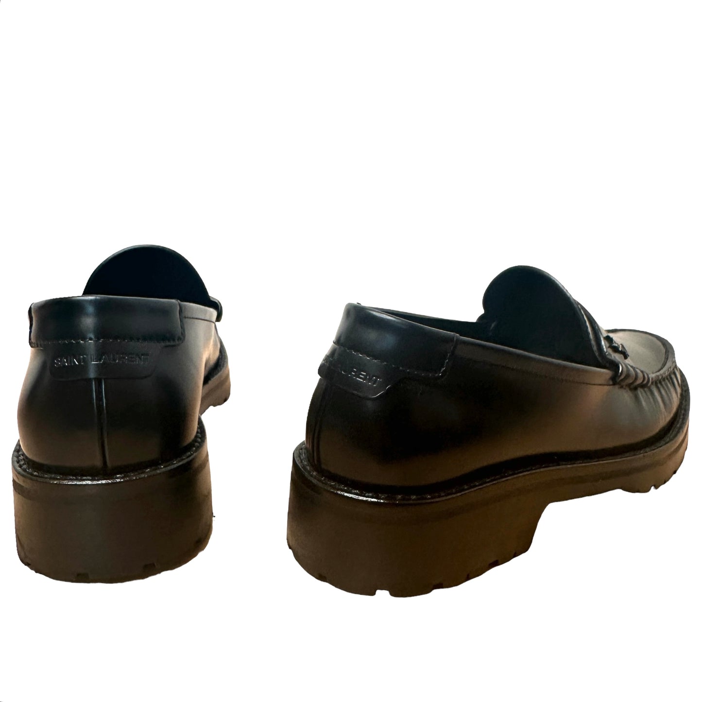 Black Logo Loafers - 7