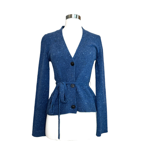 Blue Cashmere Cardigan - XS