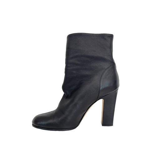 Black Leather Boots - 7.5