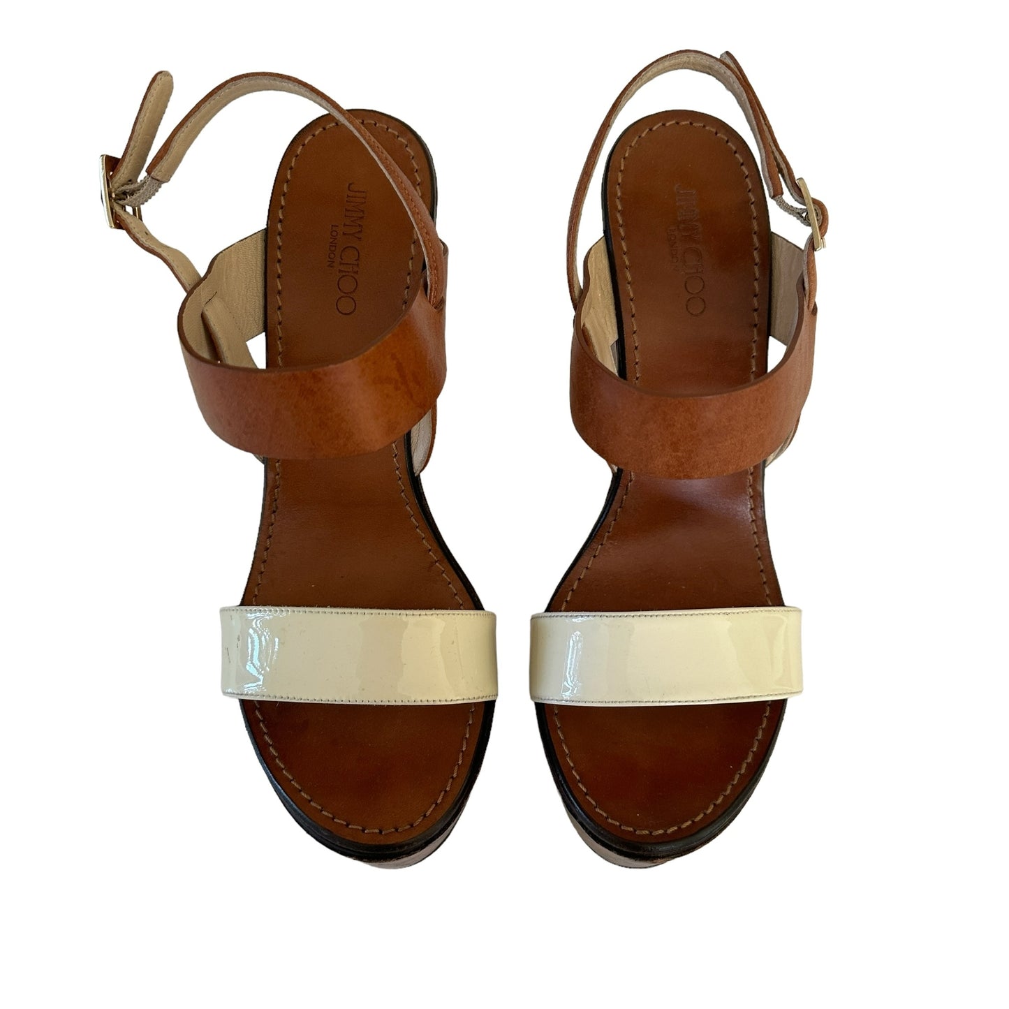 Wooden Platform Sandals - 7.5