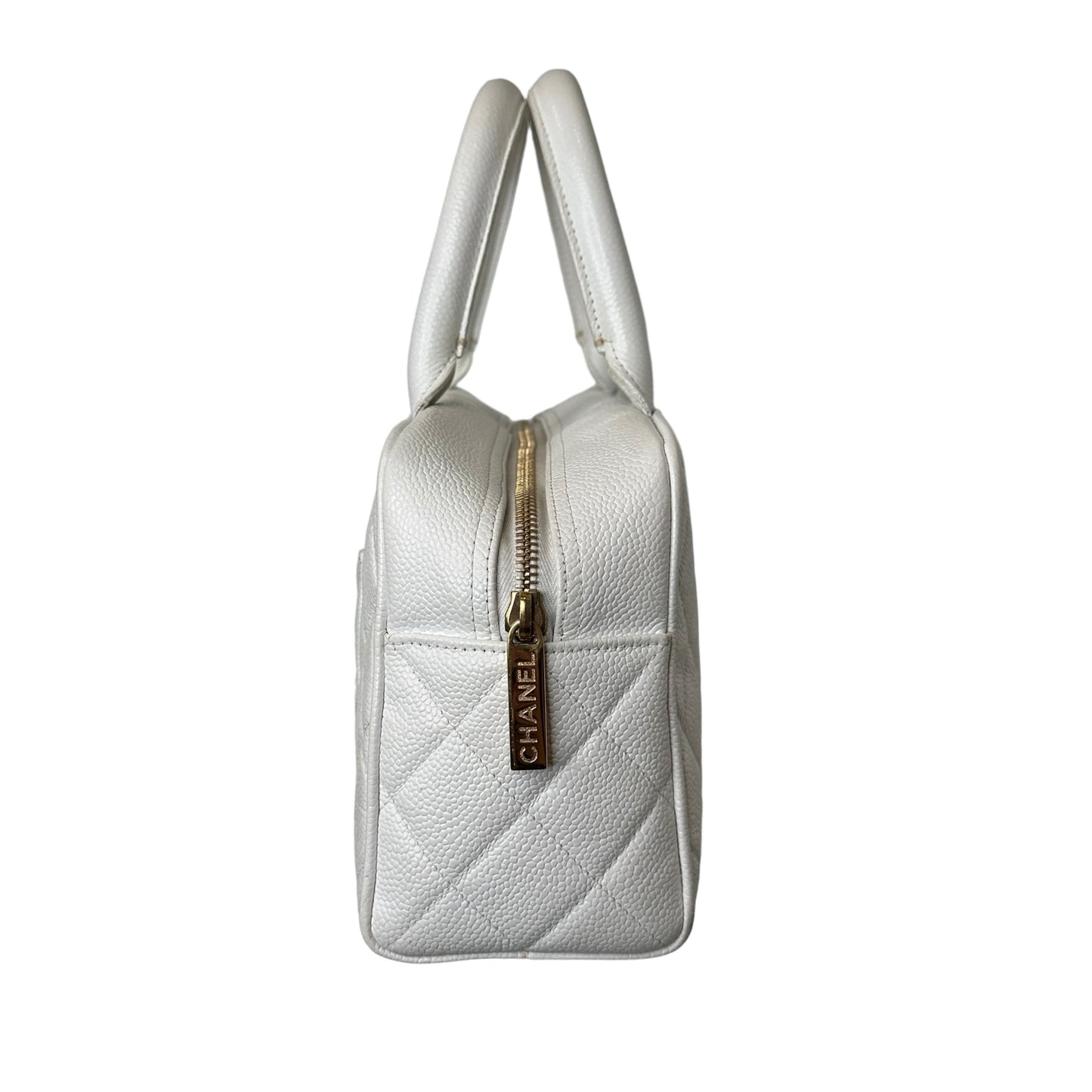 White Caviar Bowler Bag