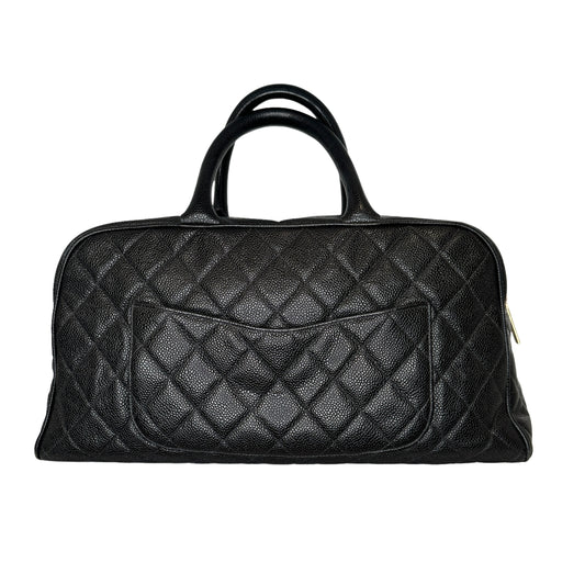 Black Caviar Bowler Bag