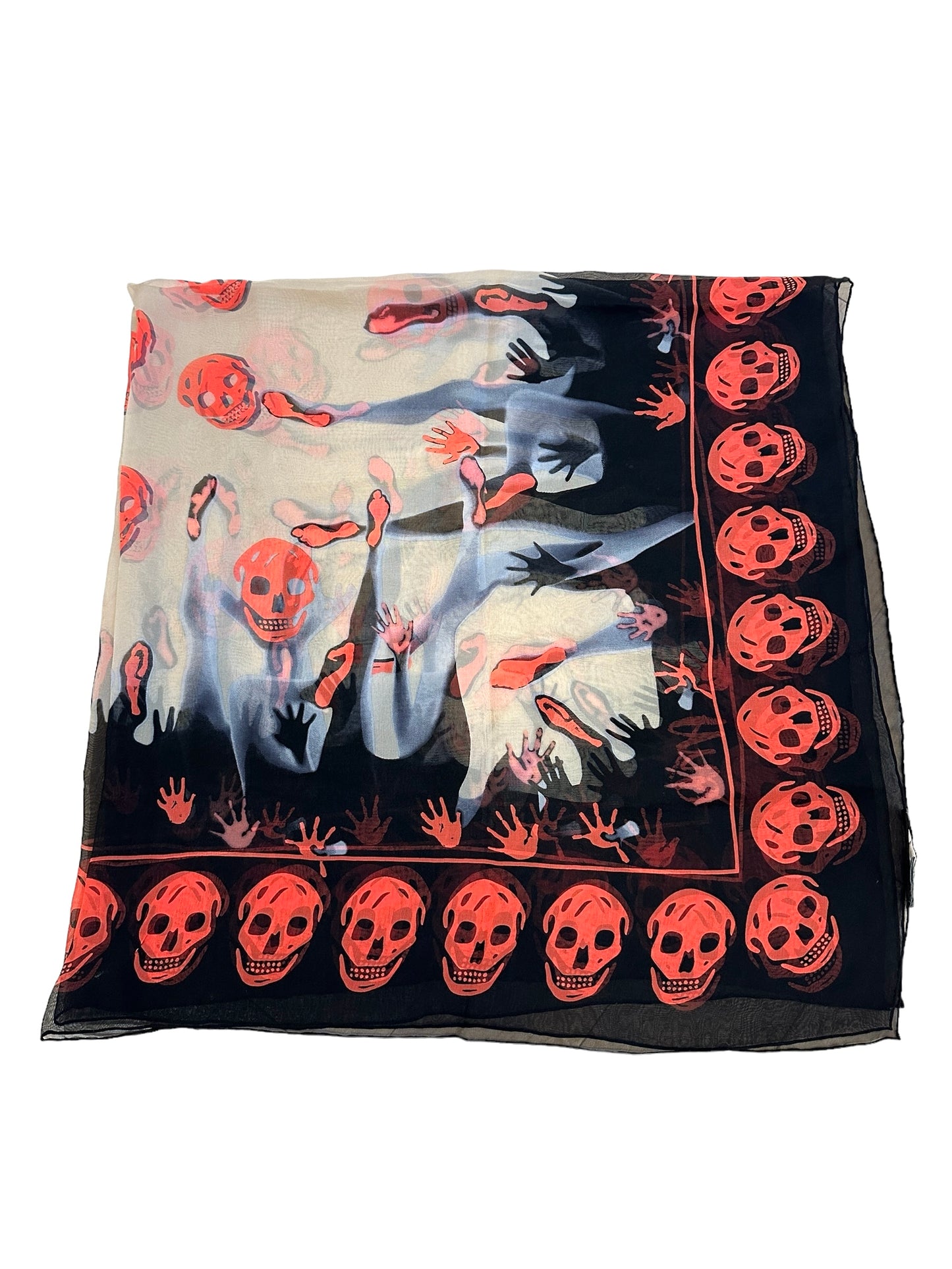 Skull Silk Scarf