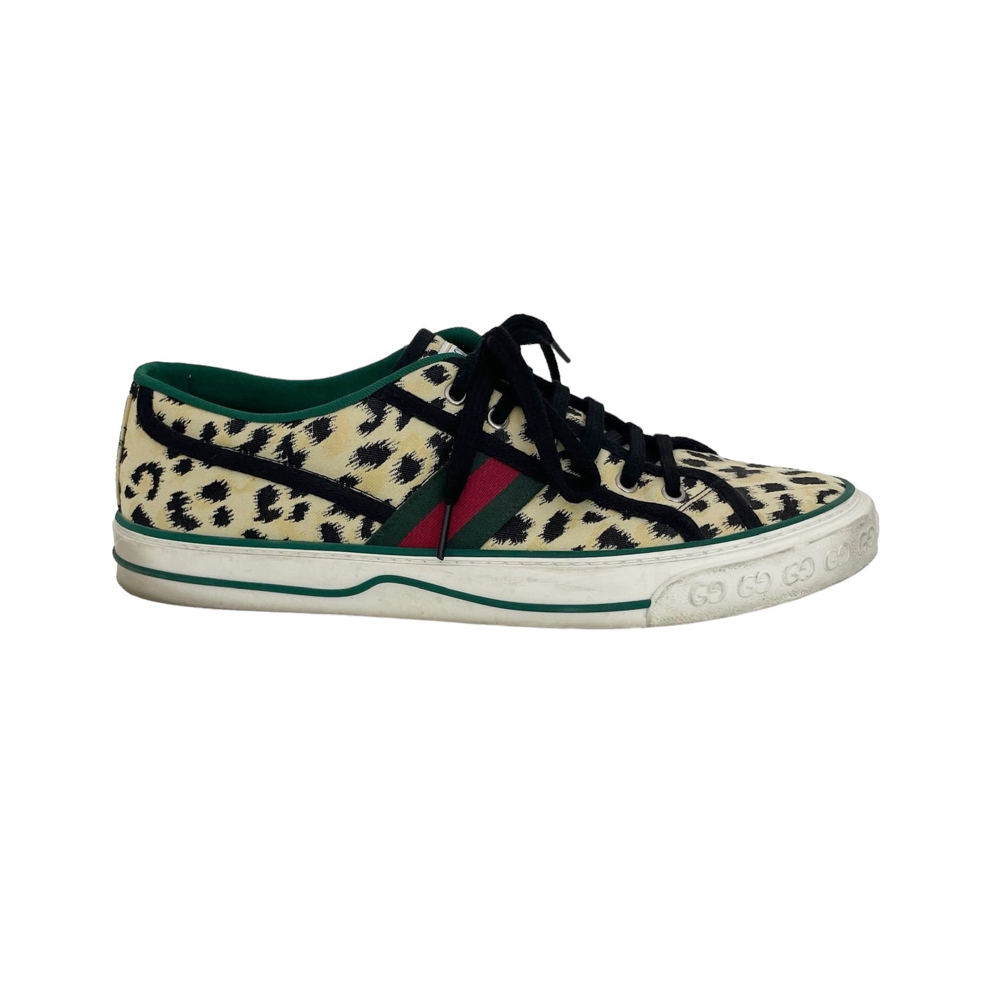 Leopard Canvas Sneakers - 10 (MEN)