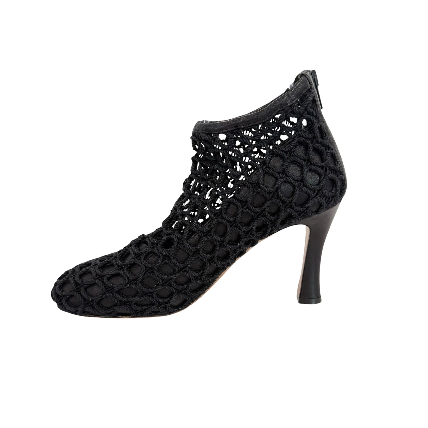 Black Crochet Boots - 7.5