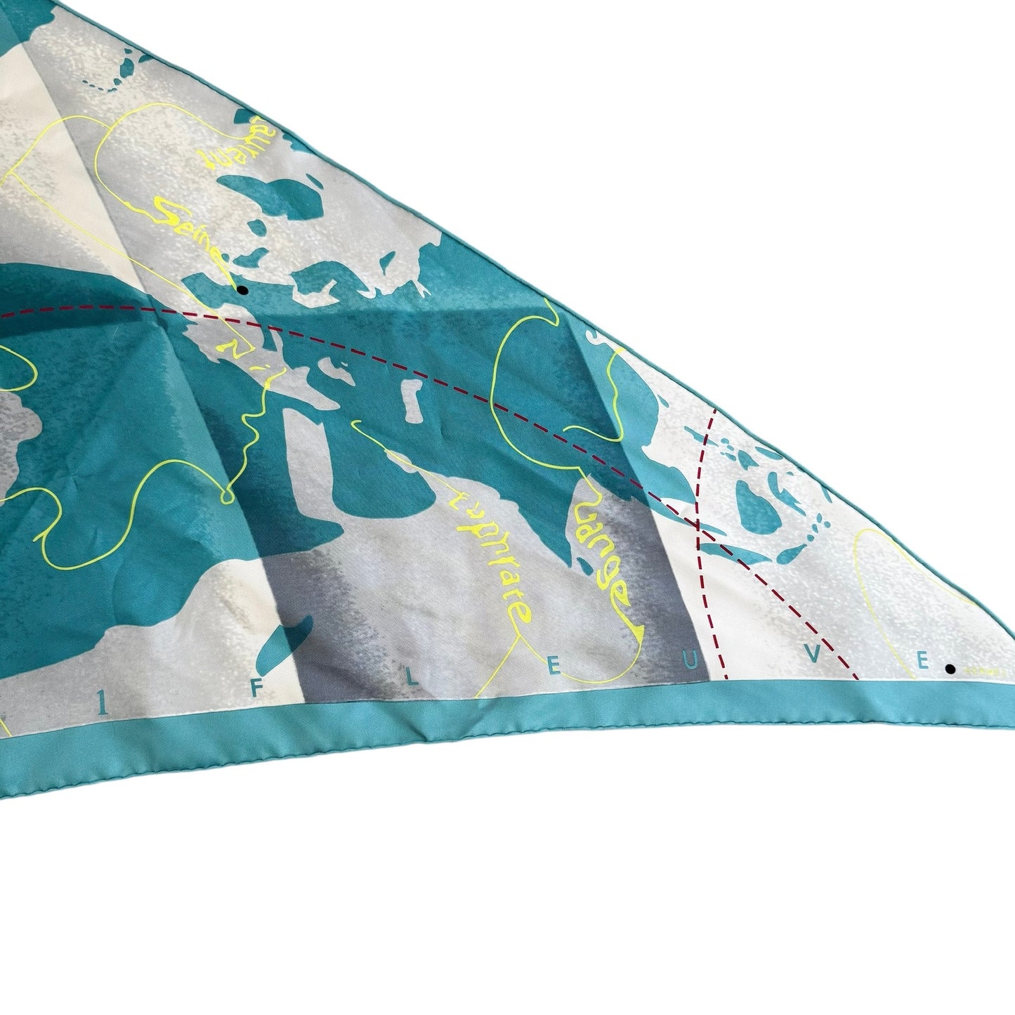 Map Silk Scarf