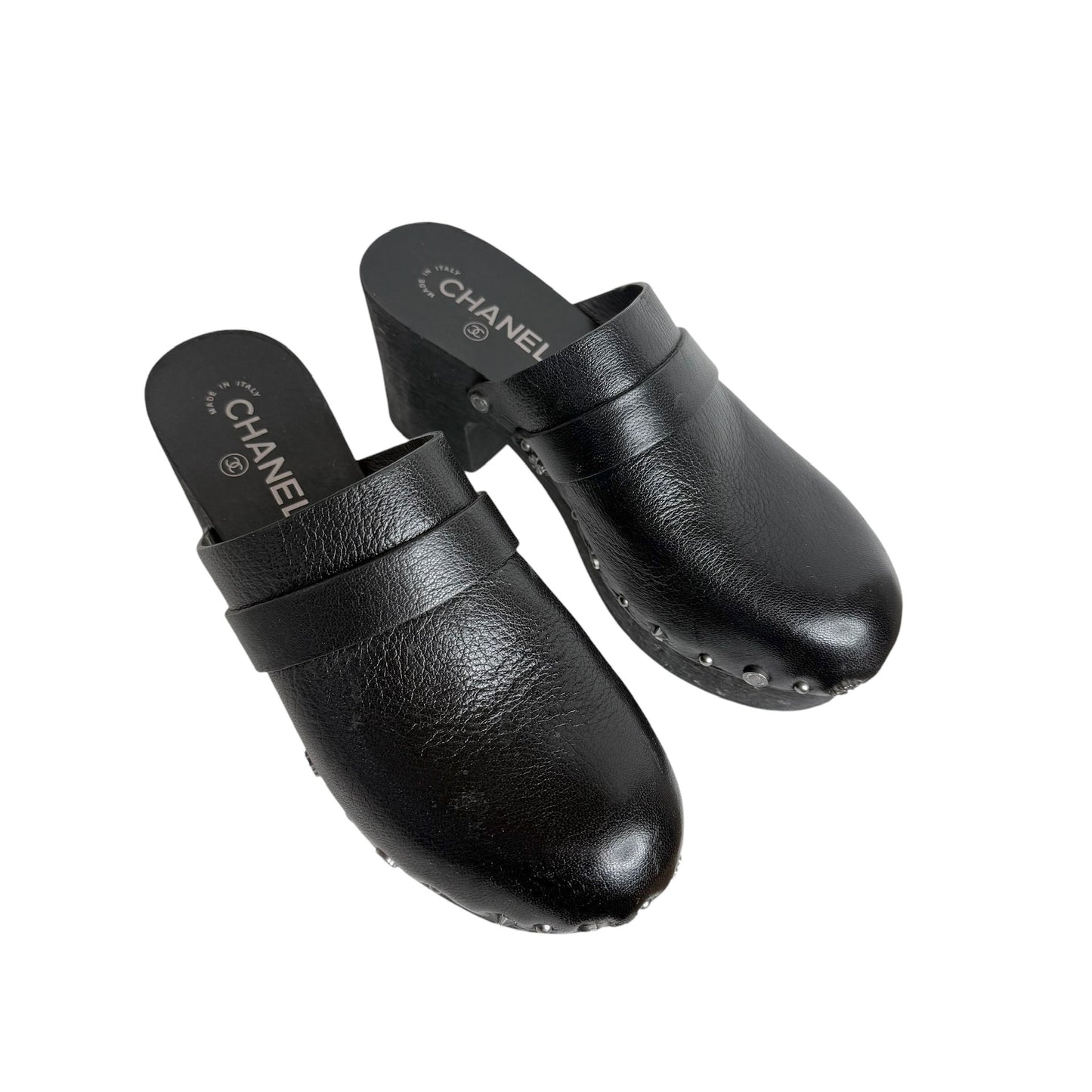 Black Logo Clogs - 10