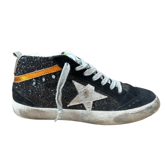 Black Glitters Sneakers - 8