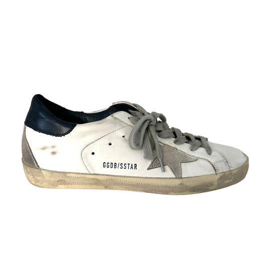 White Leather Sneakers - 9