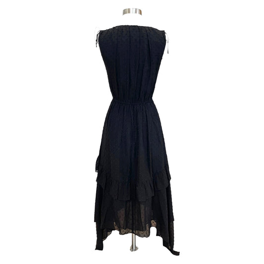 Black Silk Dress - 4
