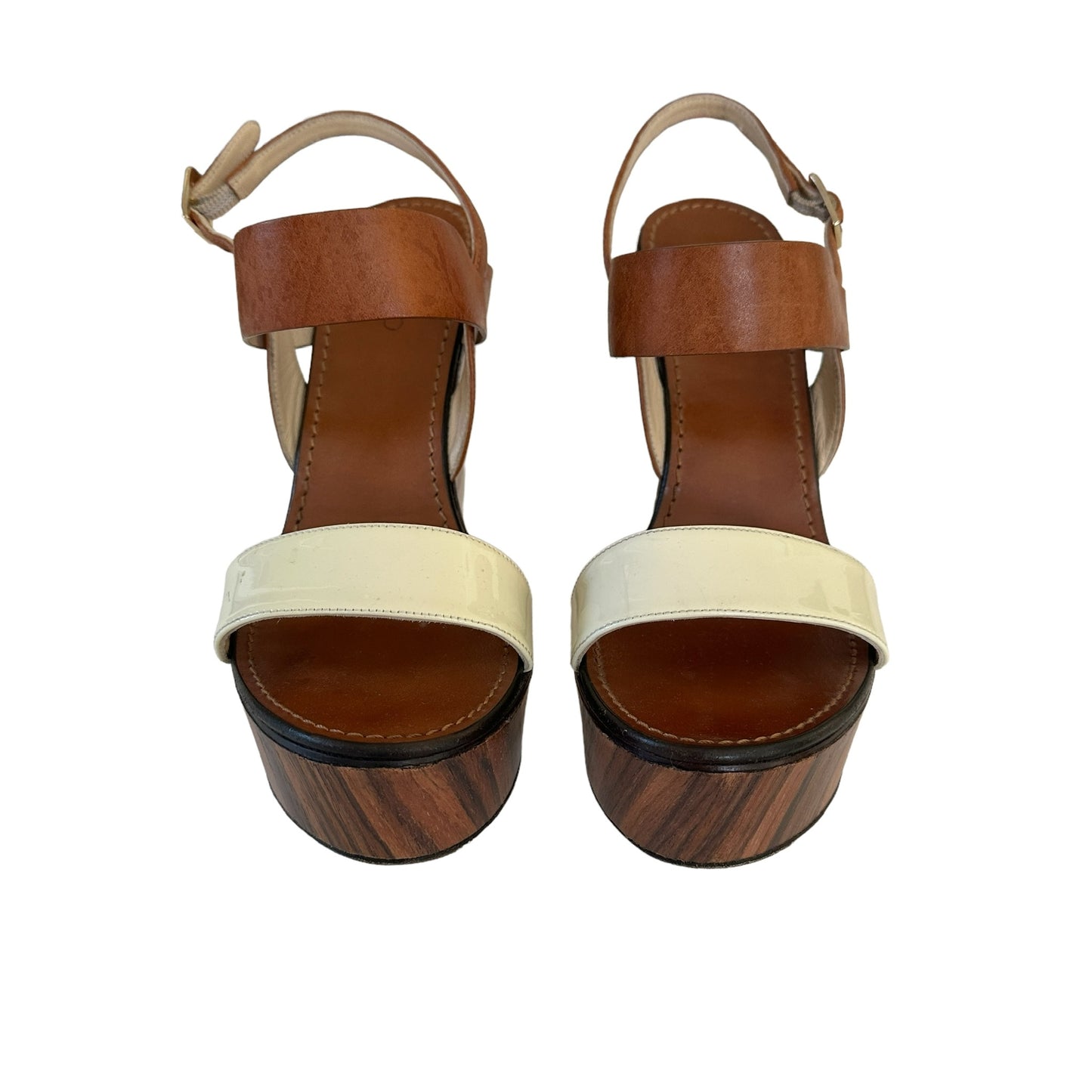 Wooden Platform Sandals - 7.5