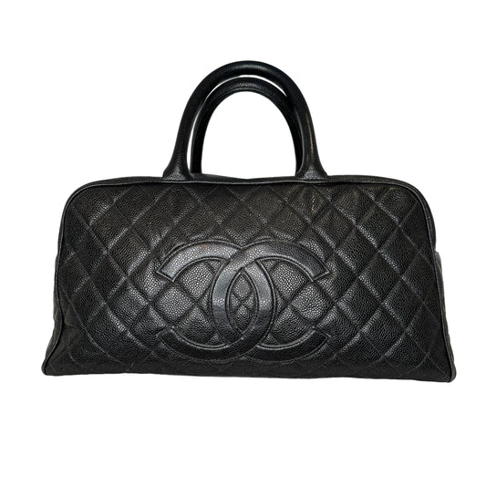 Black Caviar Bowler Bag