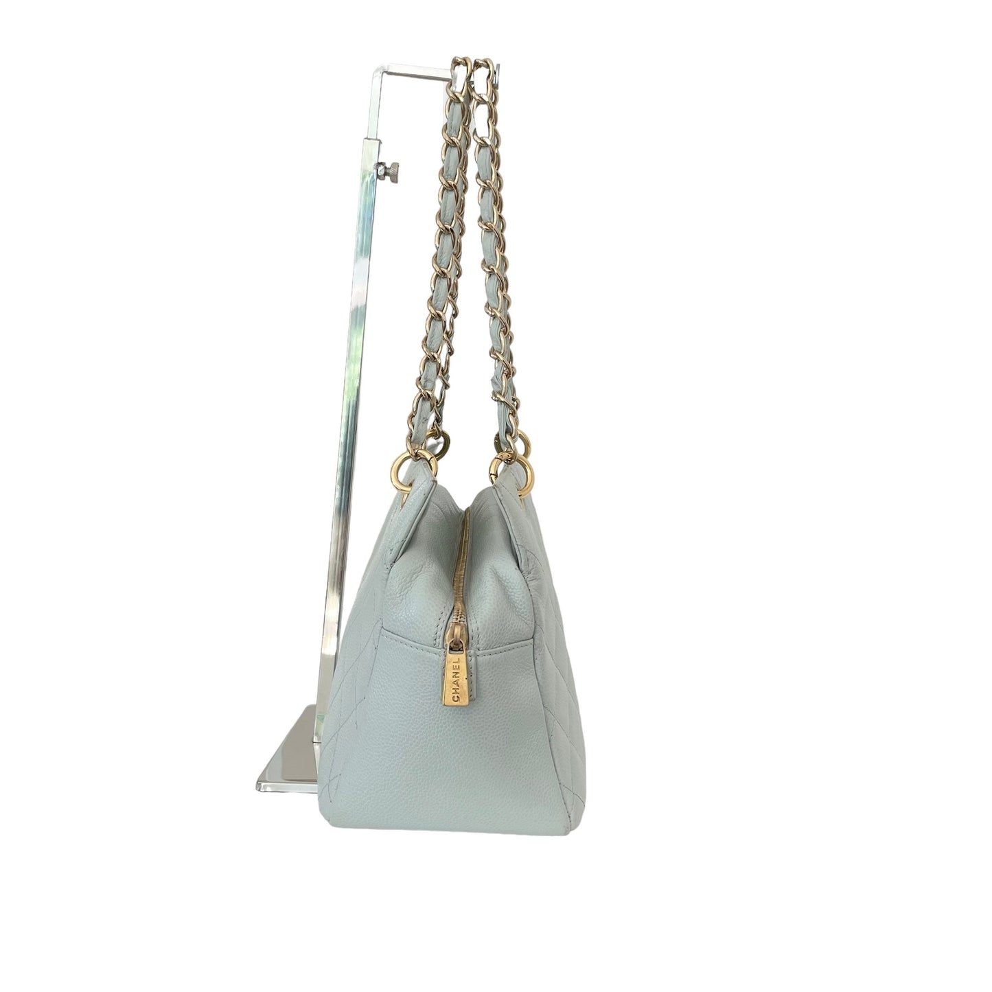 Baby Blue Caviar Tote