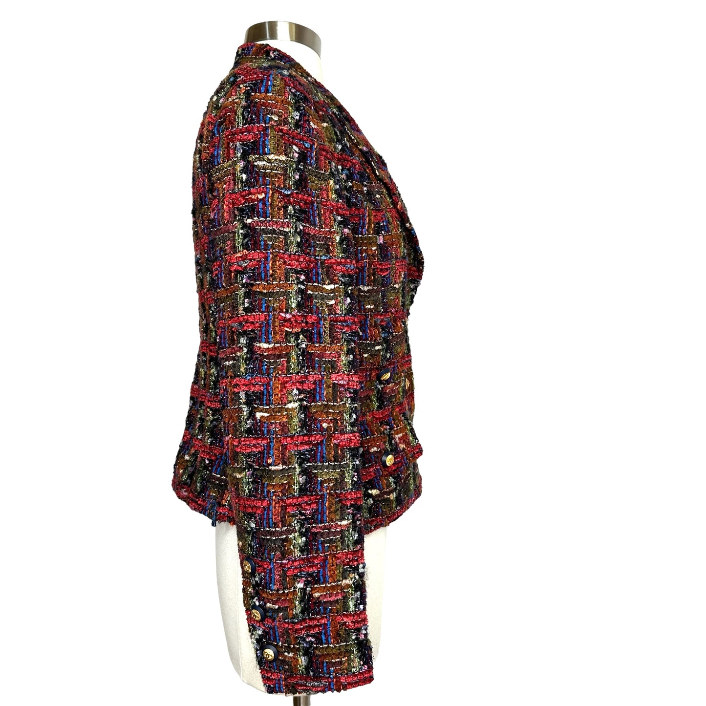 Multicolor Tweed Jacket - S/M