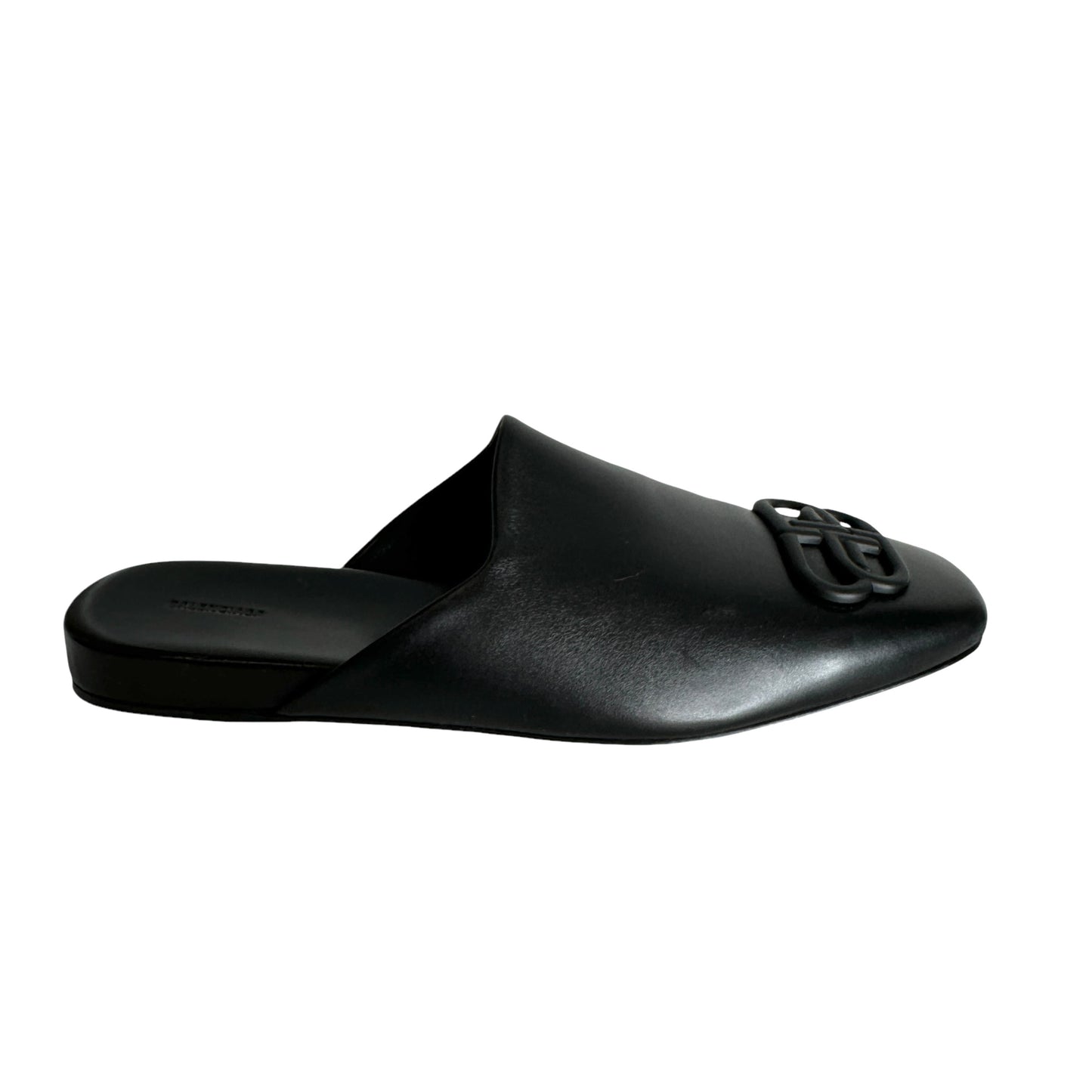 Logo Leather Mules - 10