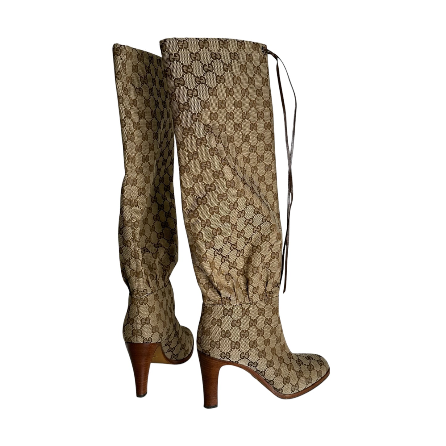 Monogram Heeled Boots - 10