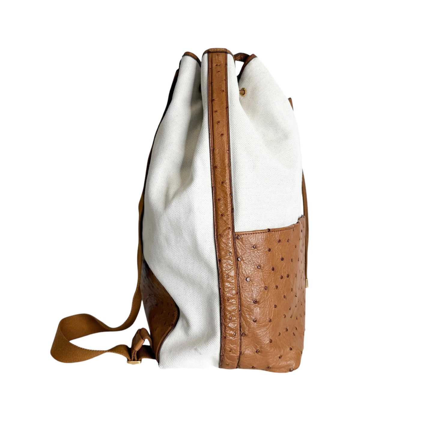 Ostrich Leather Backpack