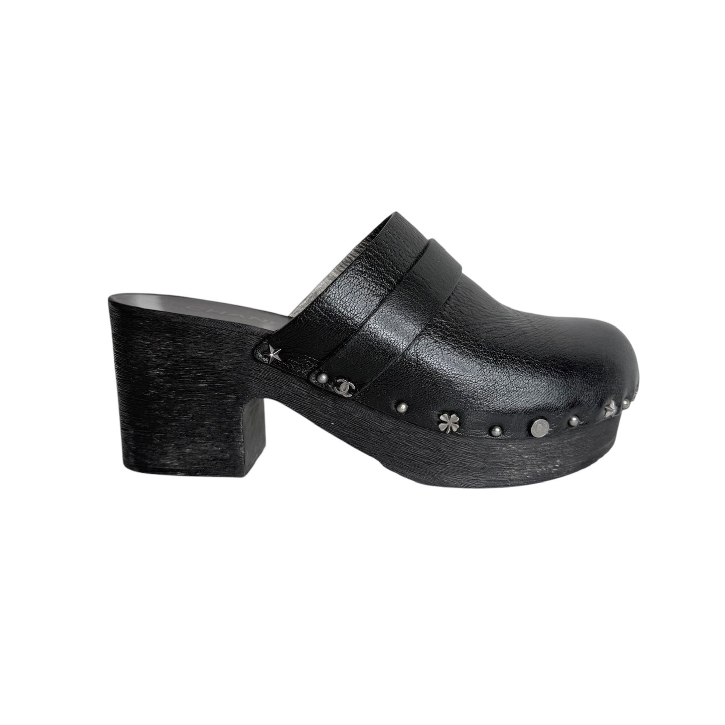 Black Logo Clogs - 10