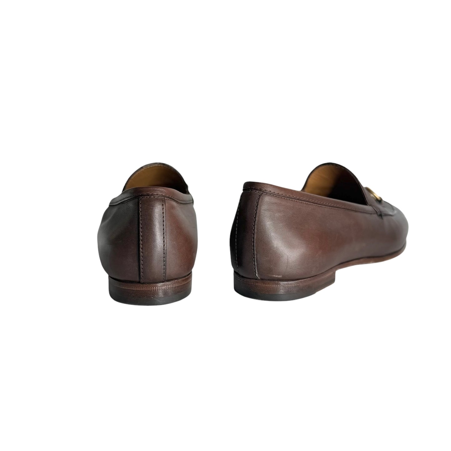 Brown Leather Loafers - 7.5