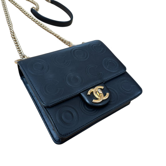 Chanel Coco Embossed Mini Flap Bag