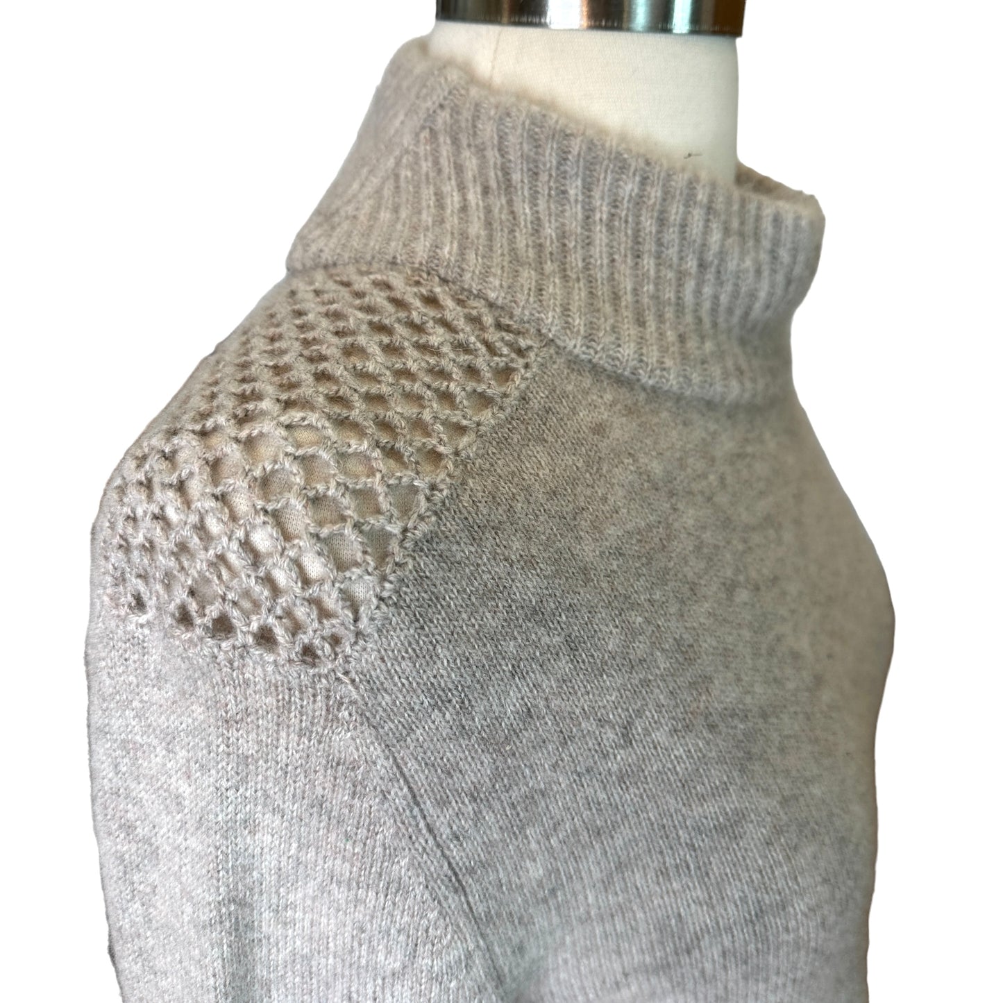 Light Grey Cashmere Sweater - XS