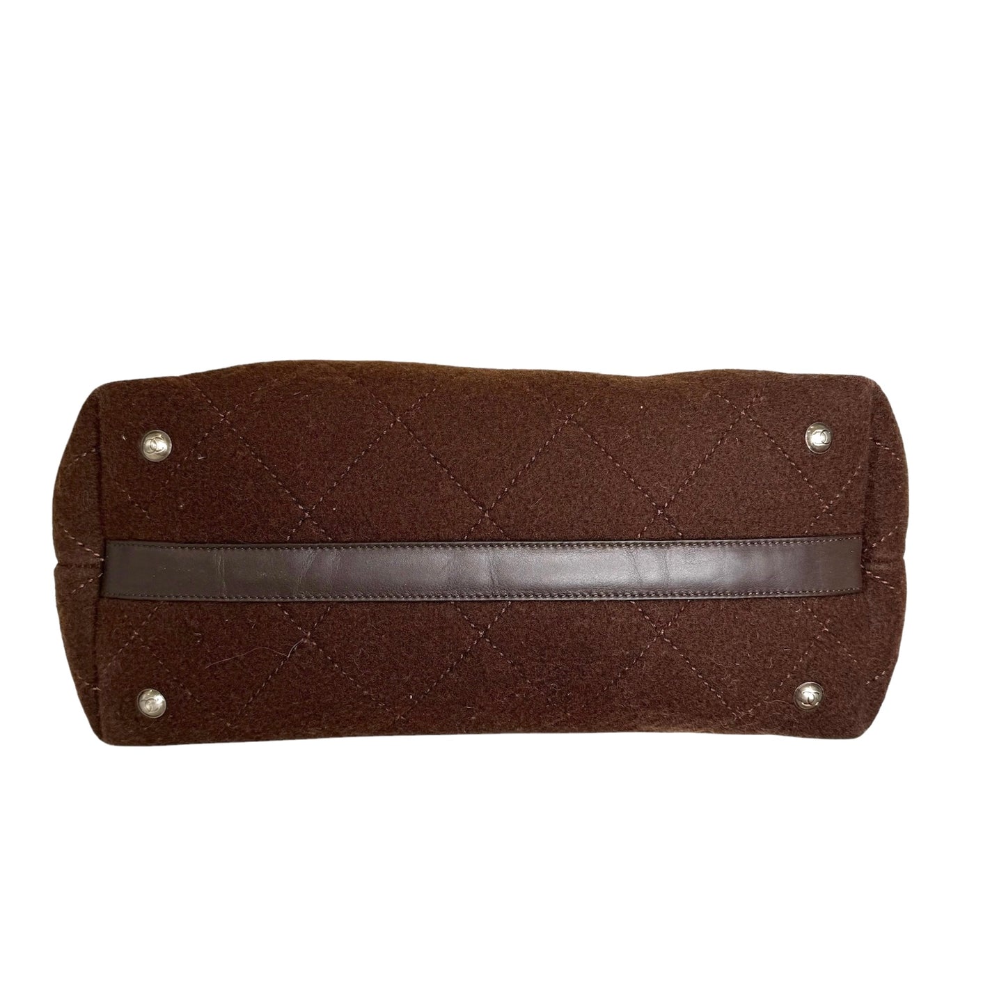 Chocolate Brown Felt Bag