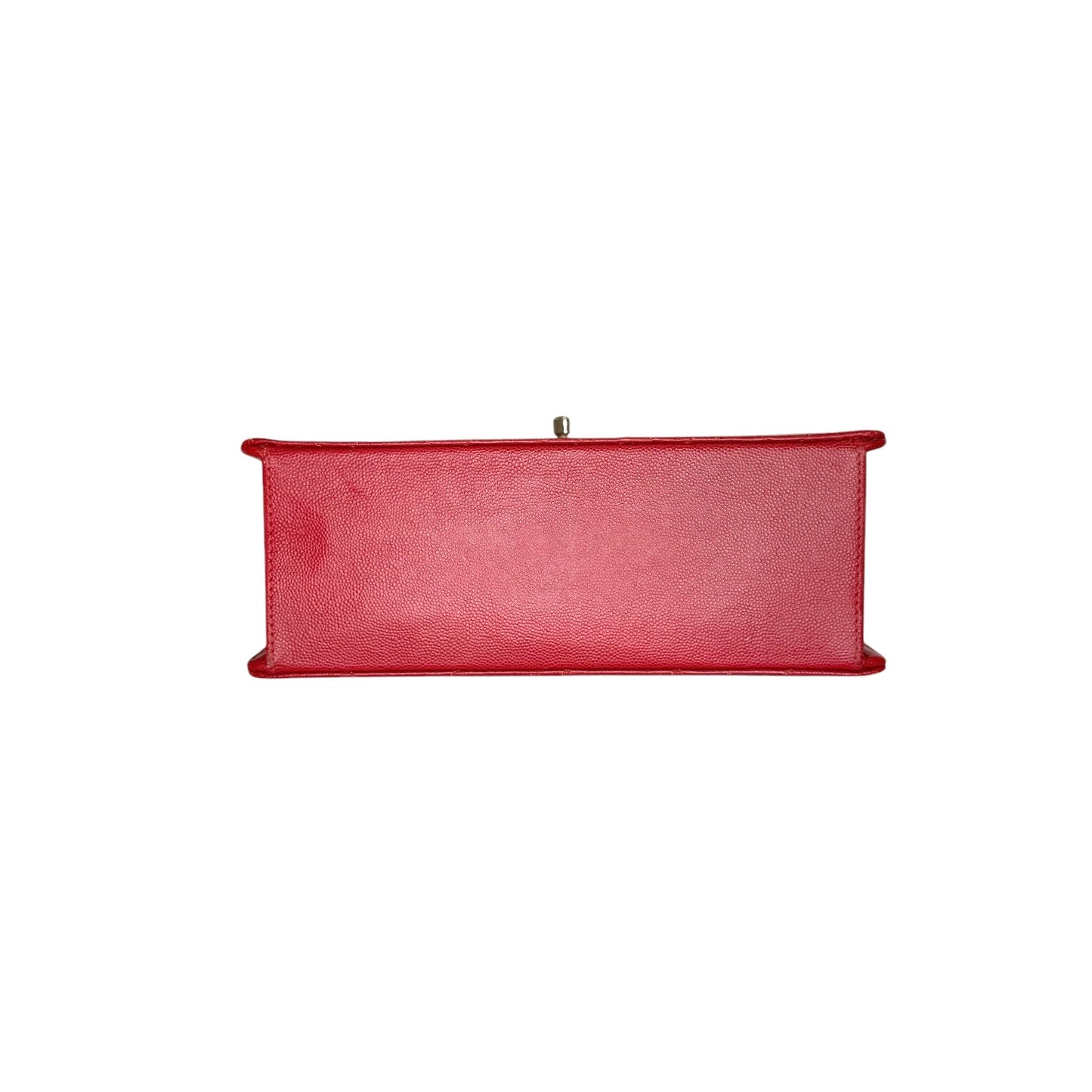 Red Caviar Top Handle Bag