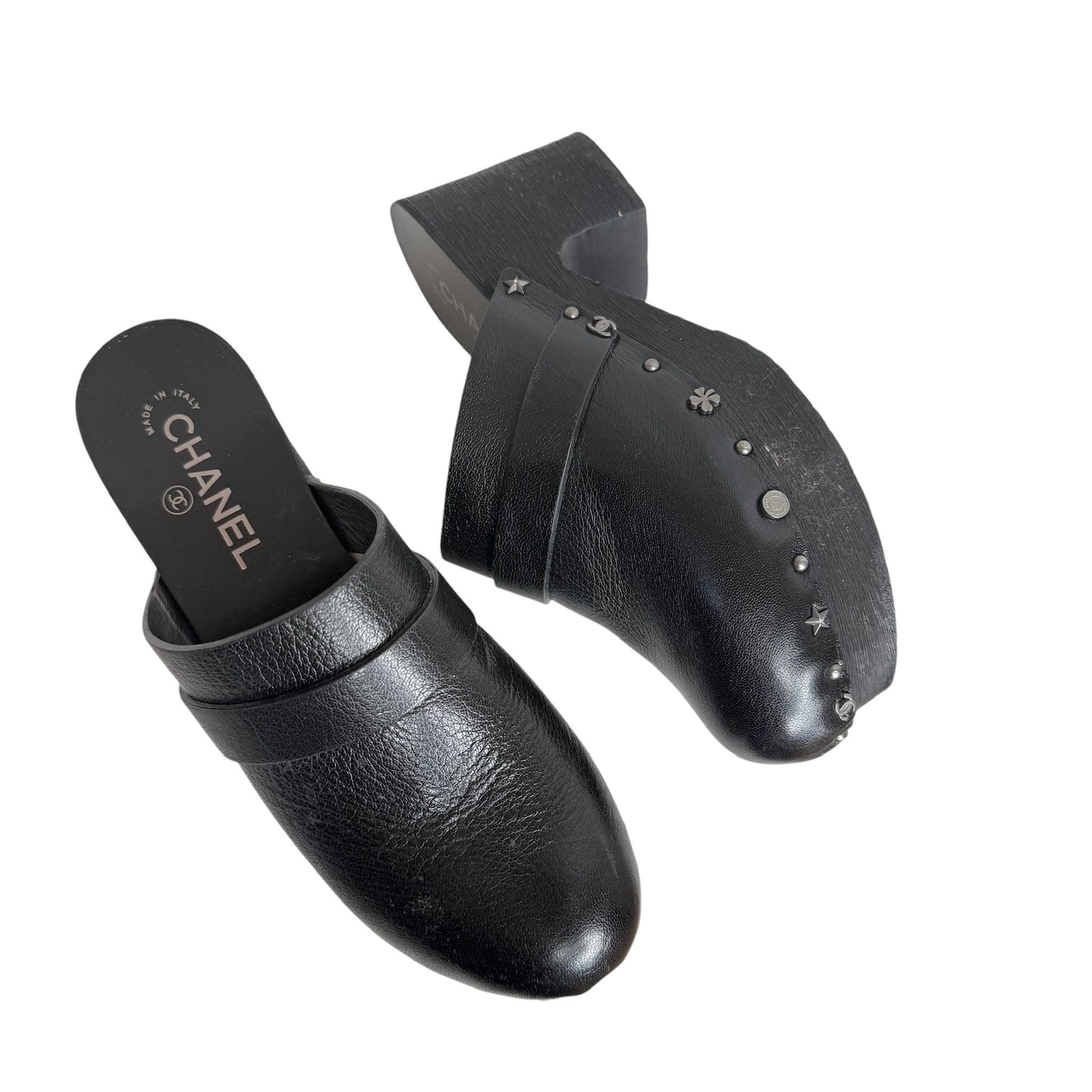 Black Logo Clogs - 10