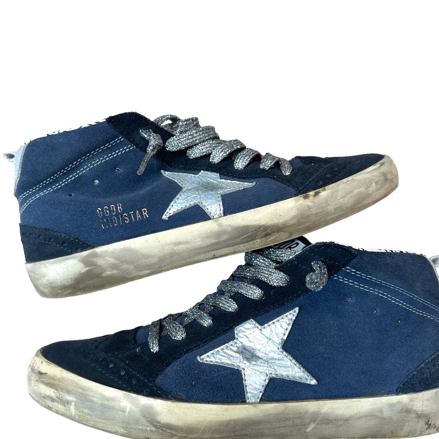 Blue Suede Sneakers - 8