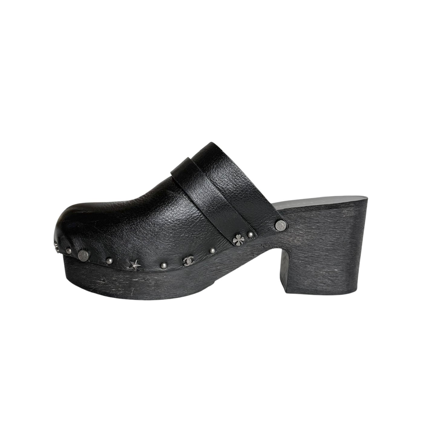 Black Logo Clogs - 10