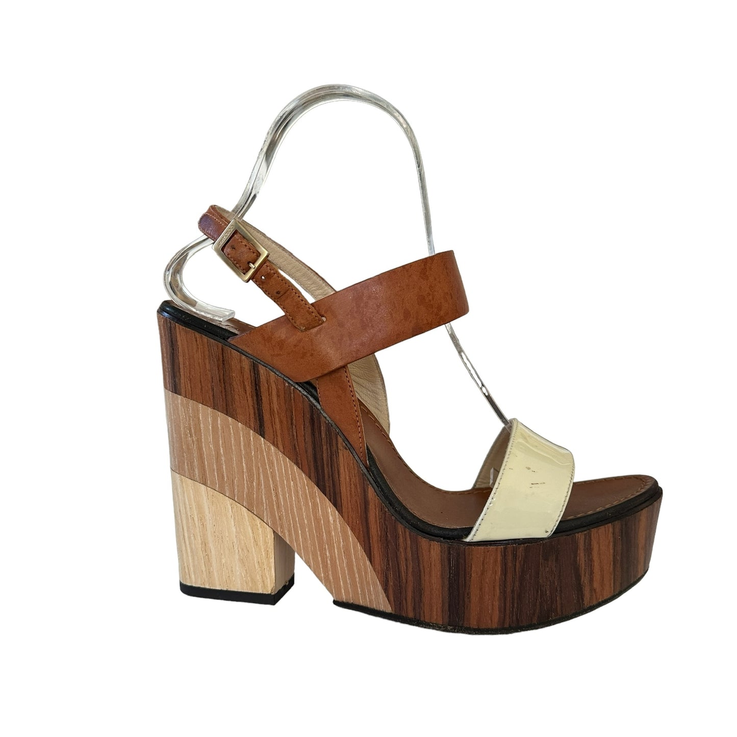 Wooden Platform Sandals - 7.5