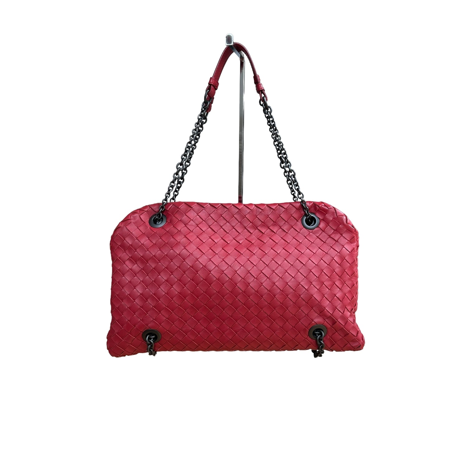 Red Intrecciato Bag