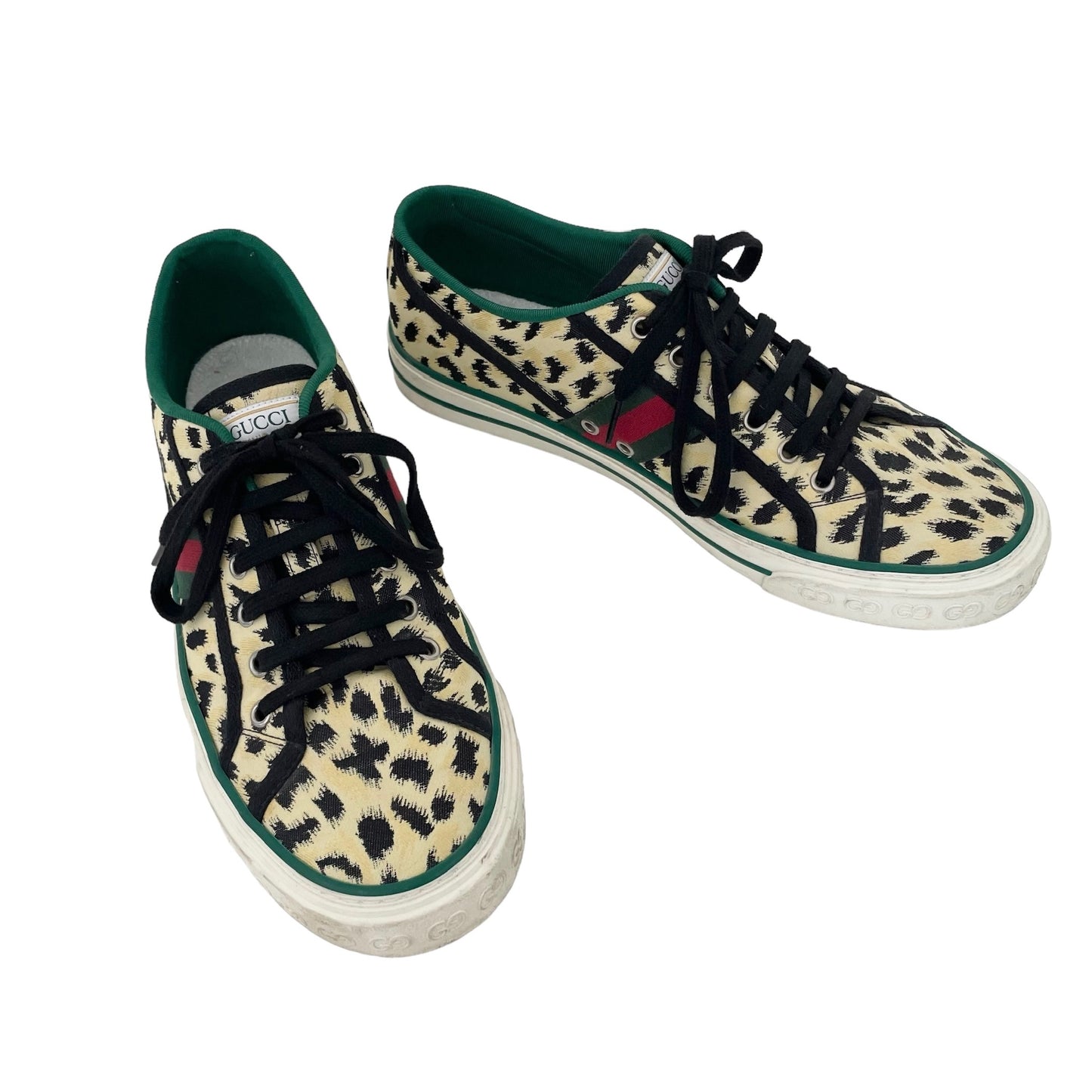 Leopard Canvas Sneakers - 10 (MEN)