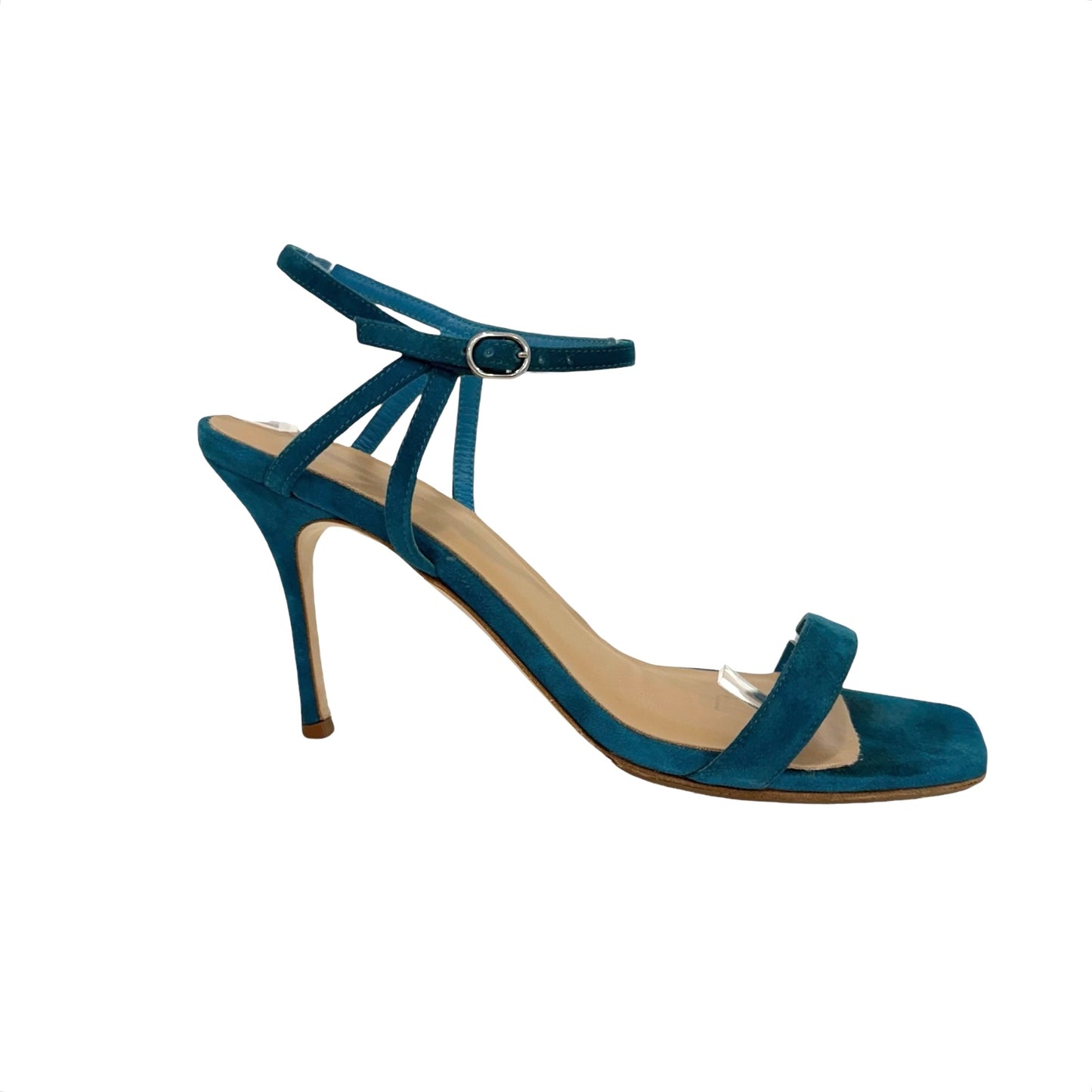 Blue Suede Heels - 9