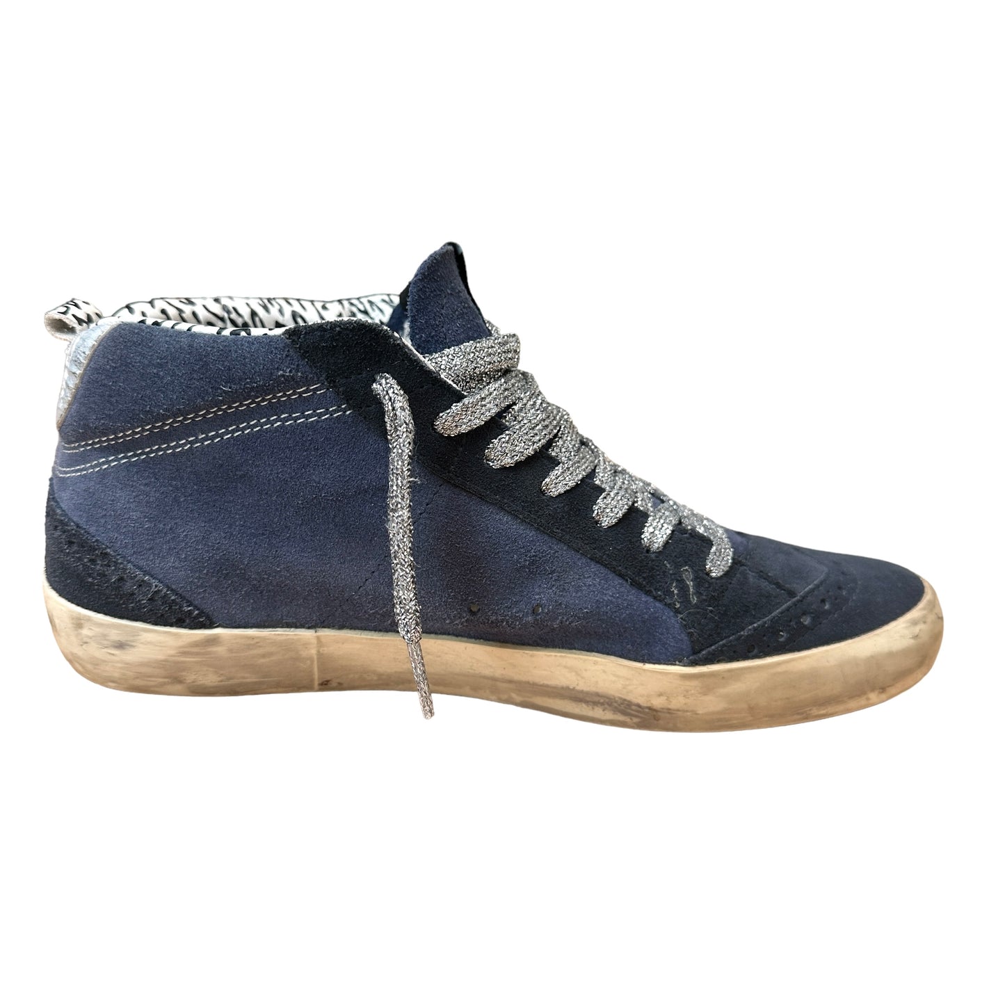 Blue Suede Sneakers - 8