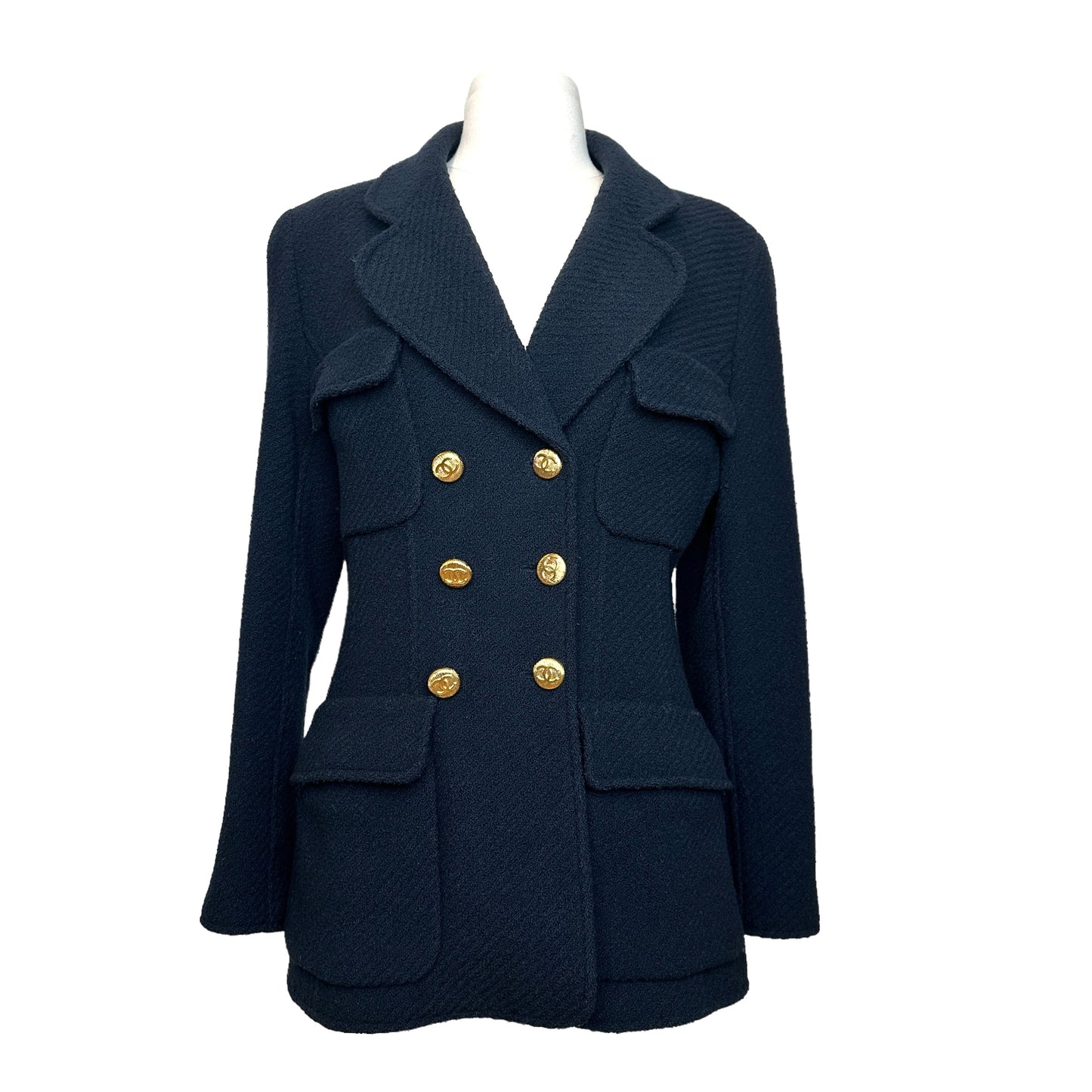 Navy Vintage Logo Jacket - M/L