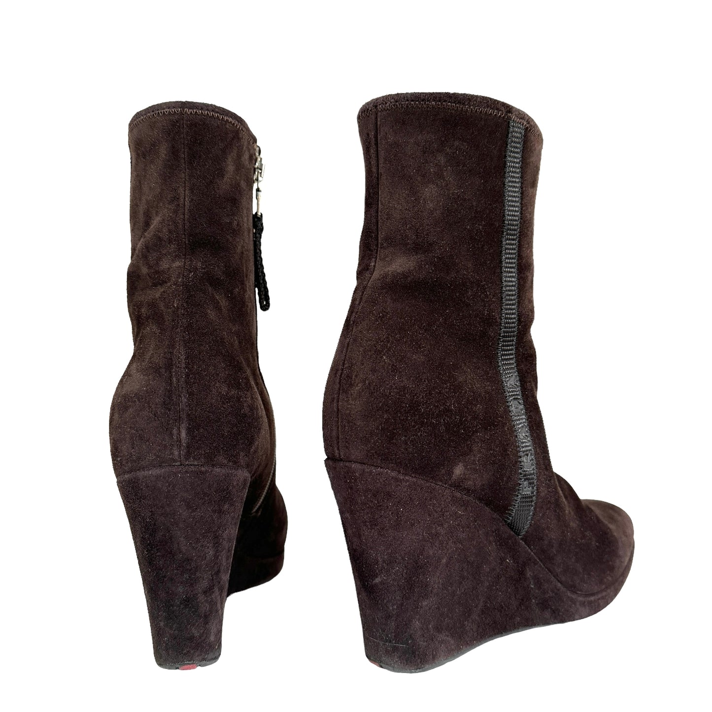 Brown Suede Boots - 7.5