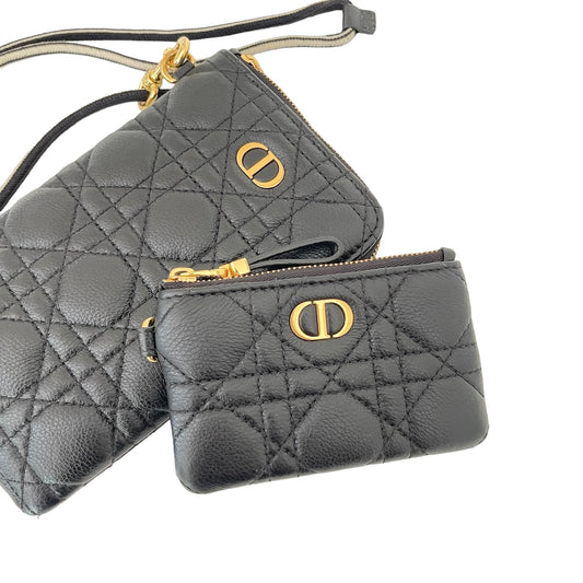 Black Cannage Pouches