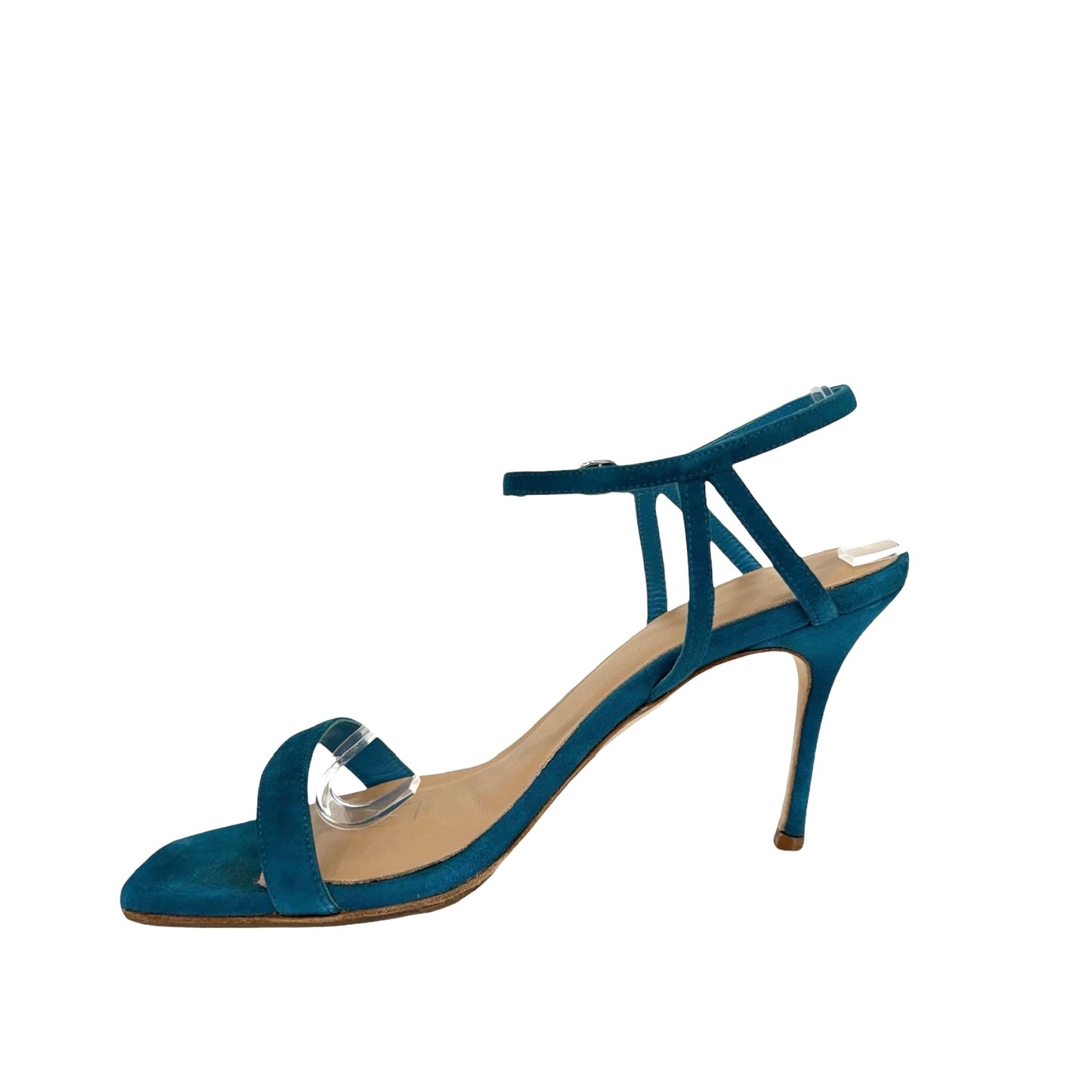 Blue Suede Heels - 9