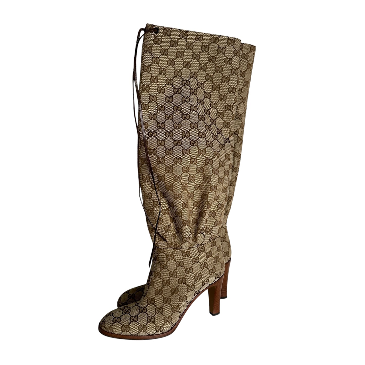 Monogram Heeled Boots - 10