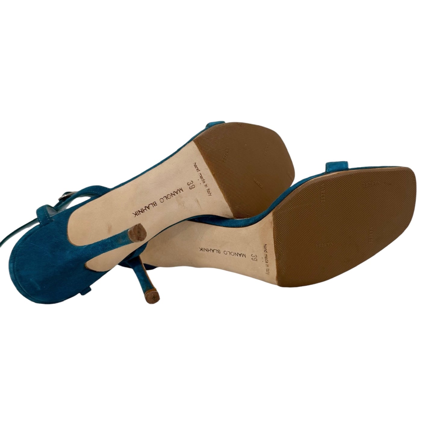 Blue Suede Heels - 9