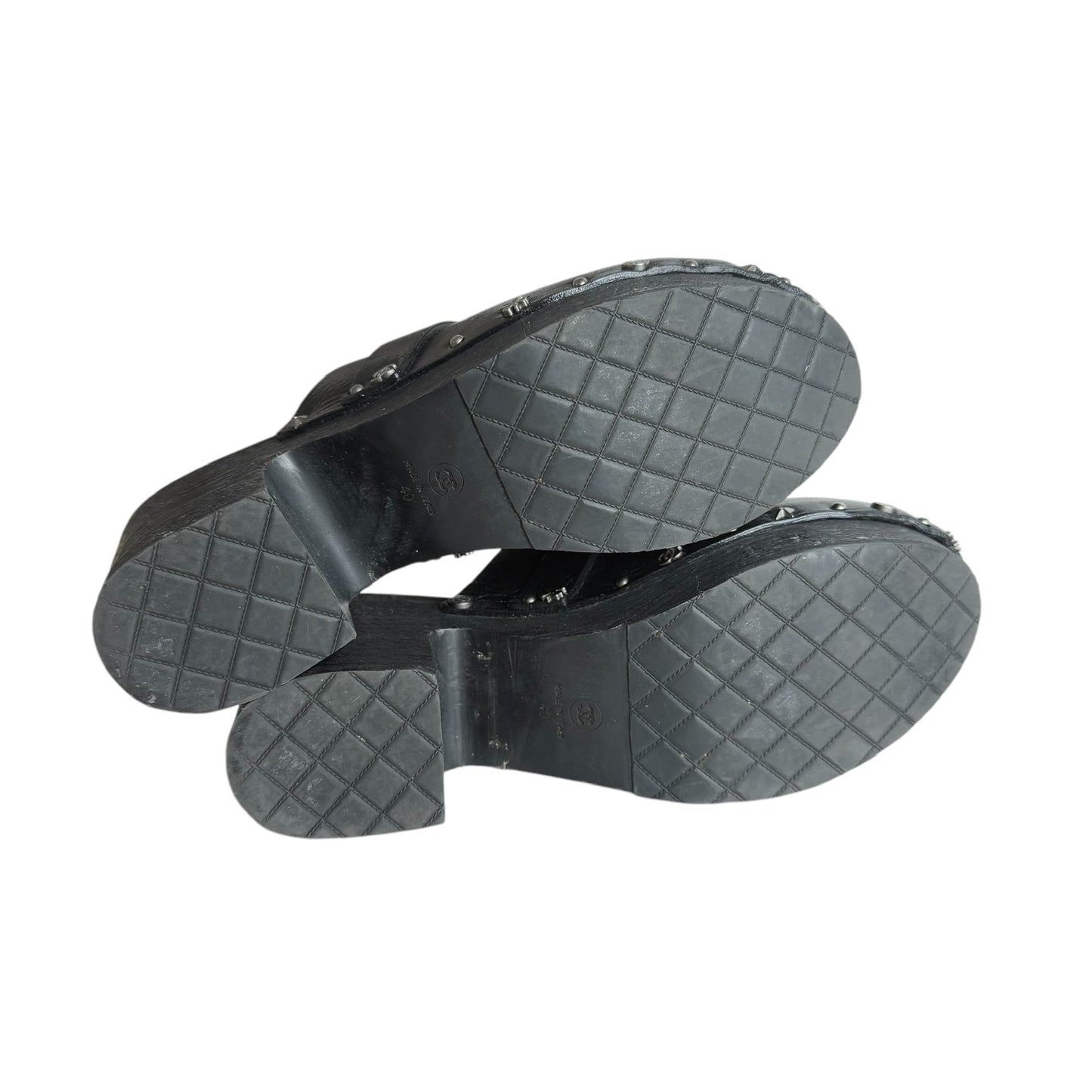 Black Logo Clogs - 10