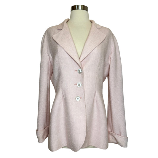 Pale Pink Vintage Blazer - M/L