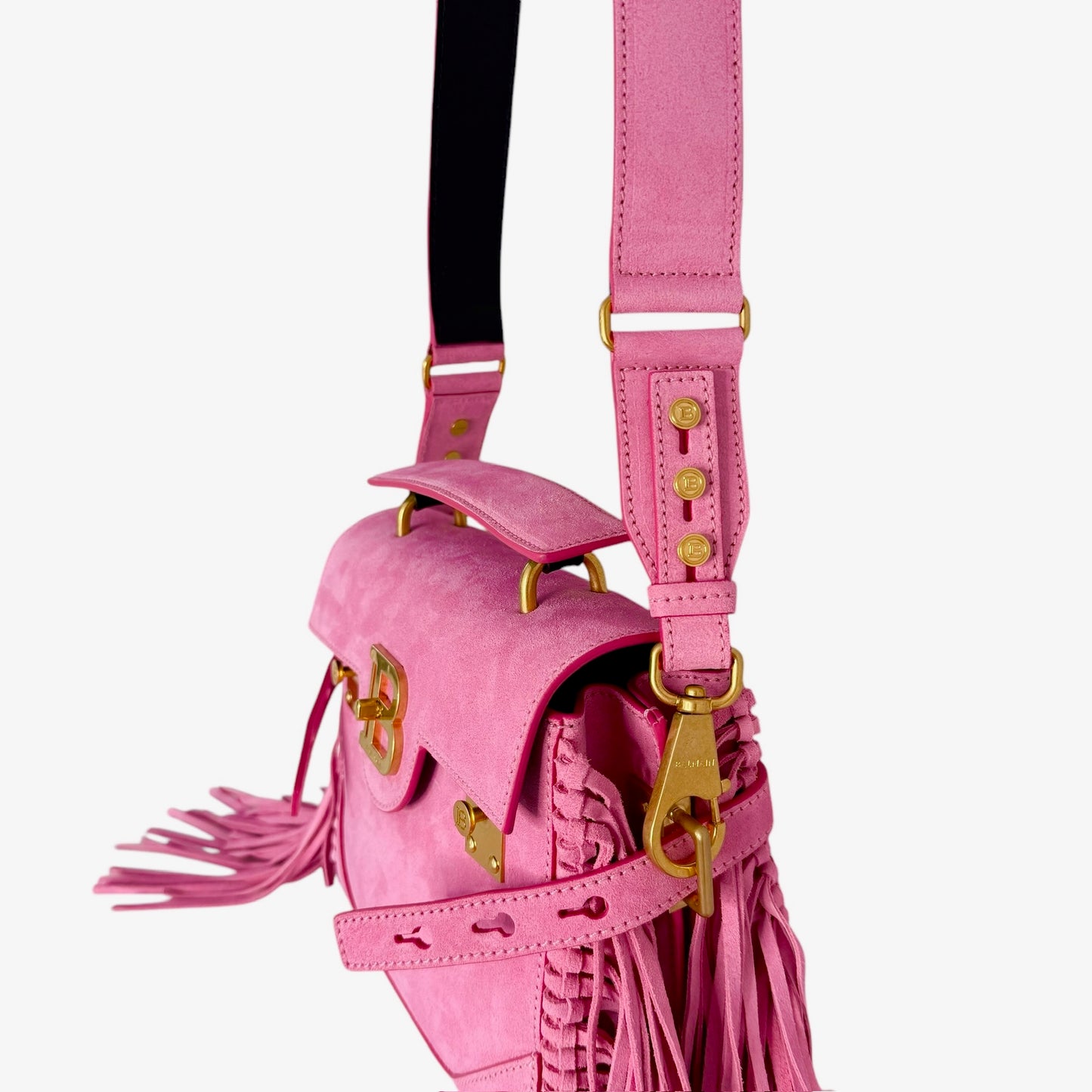 Pink Suede Bag