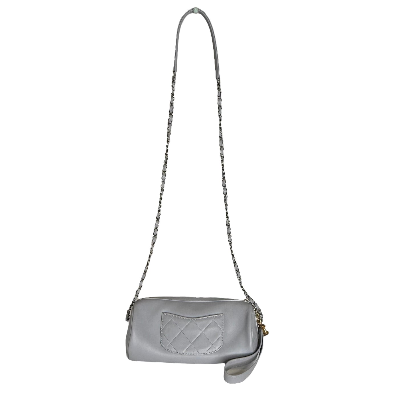 Grey Logo Crossbody Bag