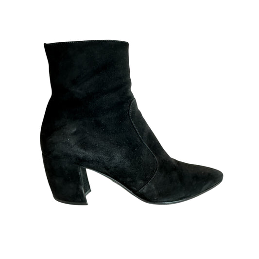 Black Suede Boots - 7