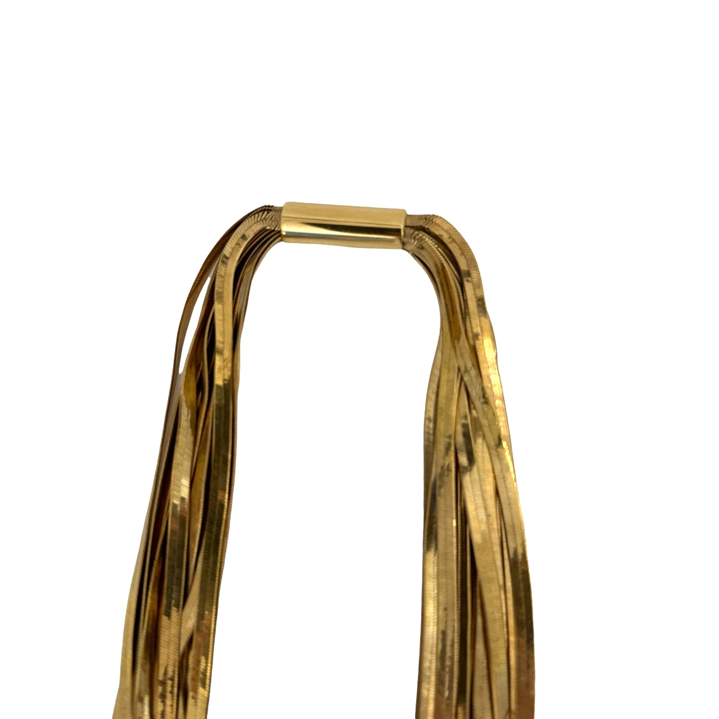 Gold Plated Multi Layered Necklace